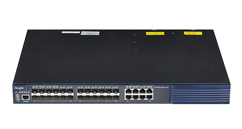 RG-S5750-24SFP/12GT安全多业务高性能万兆交换机