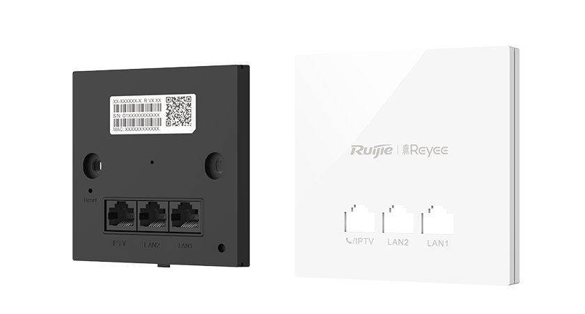 RG-RAP1200(FE)室内11ac百兆双频面板无线接入点