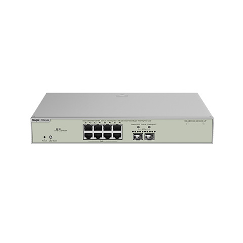 RG-NBS5300-8MG2XS-UP  8口2.5G接入光口上联三层网管HPoE交换机