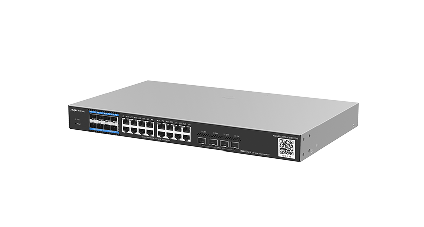 RG-NBF5200M-8FS16GT4XS  千兆无源分光万兆SFP+光上联三层网管光网融合交换机（OLT）