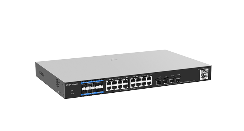 RG-NBF5200M-8FS16GT4XS  千兆无源分光万兆SFP+光上联三层网管光网融合交换机（OLT）