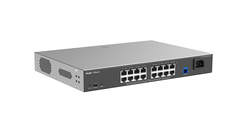 RG-NBF2100S-16GT1SC-P  16个10/100/1000M电口（PoE/PoE+）1个SC上联1000M光口